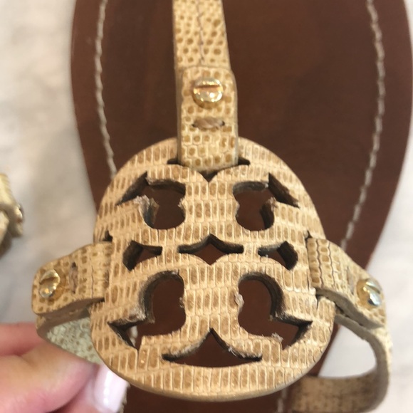 Tory Burch sandal. Tan snake skin - Picture 5 of 5